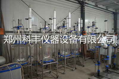 廠家直銷雙層玻璃反應釜 50L特價促銷，鄭州科豐品質之選
